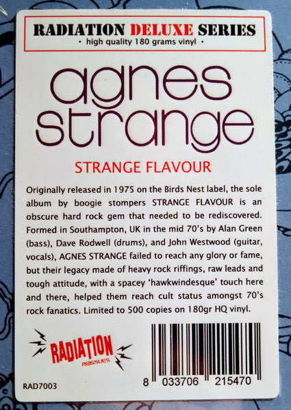 Agnes Strange : Strange Flavour (LP, Album, RE, 180)