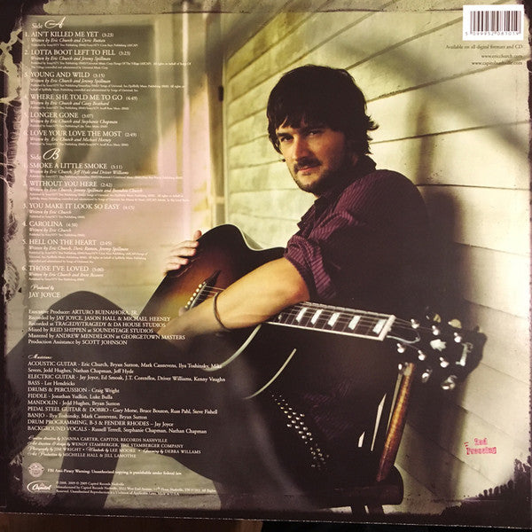 Eric Church : Carolina (LP, Album, RP, 2nd)