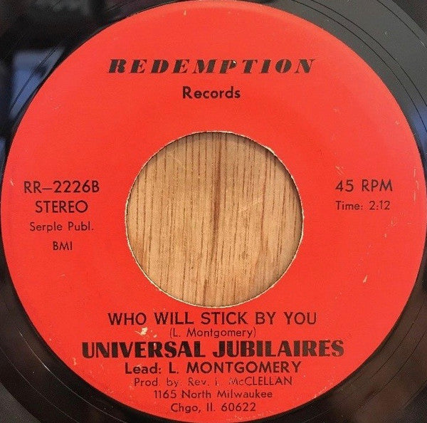 Universal Jubilaires : Lord I Tried / Who Will Stick By You (7")
