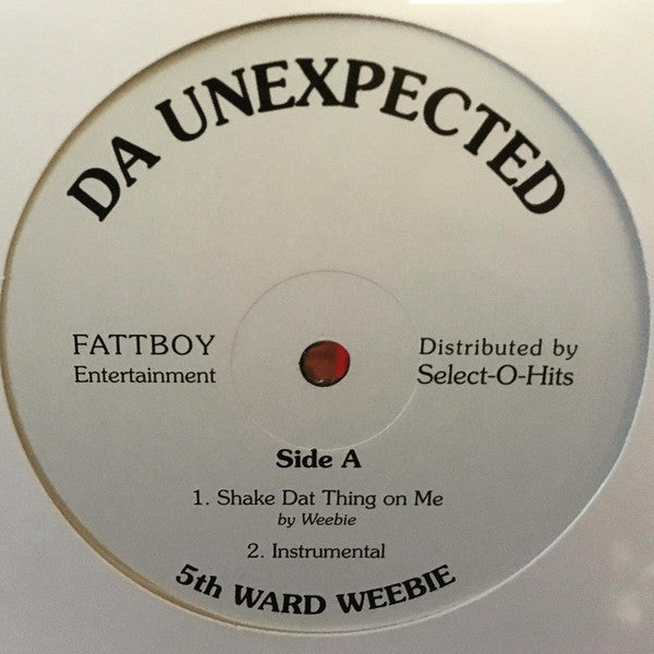 5th Ward Weebie : Shake Dat Thing On Me / Sexy Body / 5th Ward Weebie Pt. 3 (12")