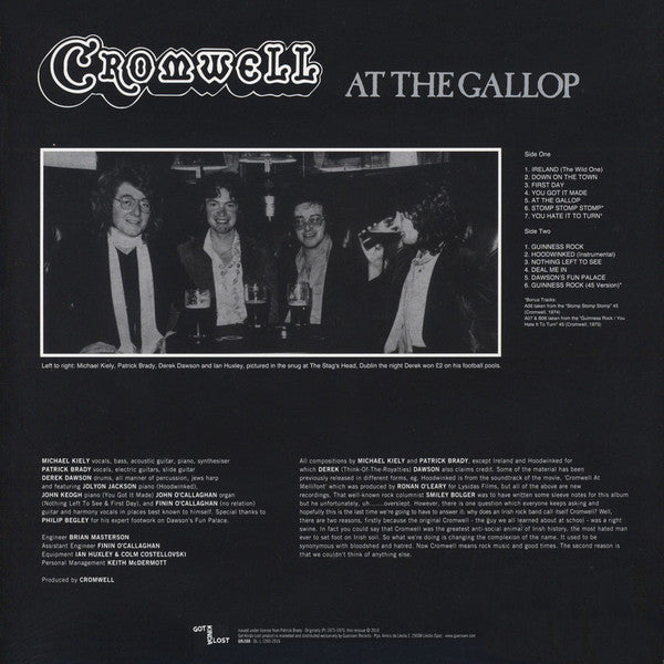 Cromwell (6) : At The Gallop (LP, Album, RE, RM)