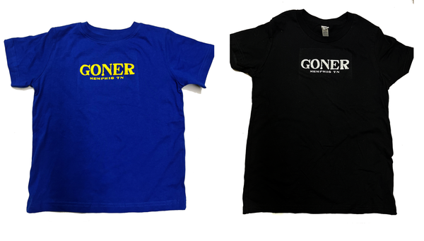 Goner Logo T-Shirts - Kids Sizes 2 to 6 Years