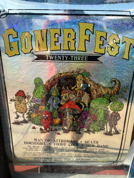 GONERFEST 23 Silkscreen Poster (Shipped)