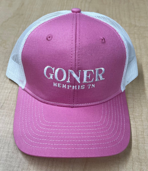 Goner Trucker Hat - "GONER MEMPHIS TN" Design - Multiple Colors