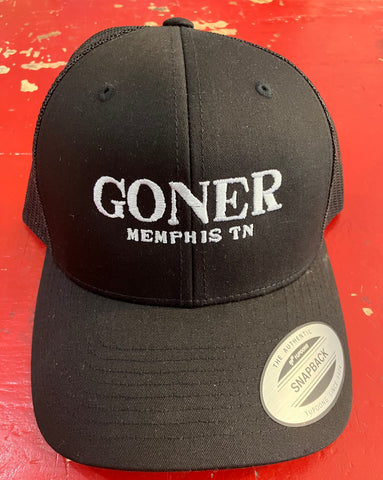 Goner Trucker Hat - "GONER MEMPHIS TN" Design - Multiple Colors