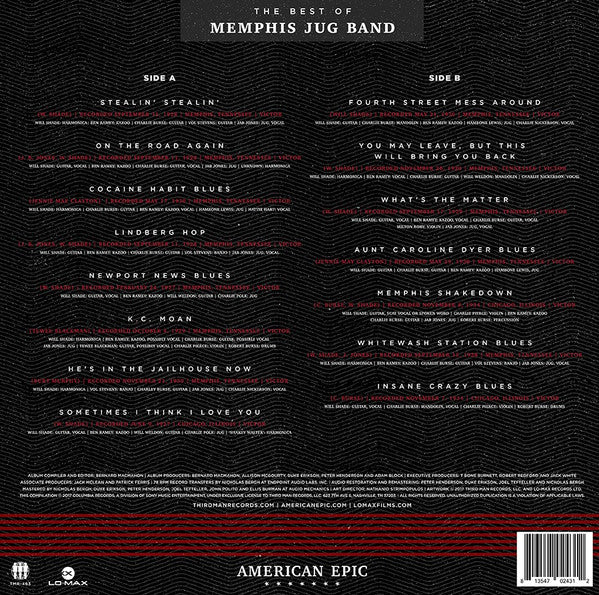 Memphis Jug Band - American Epic
