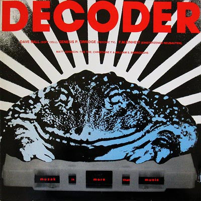 Genesis P Orridge / Dave Ball / Etc - Decoder Soundtrack