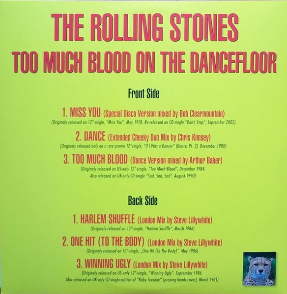 Rolling Stones - Too Much Blood On The Dancefloor - 80s 12" Mixes 1978-1986)