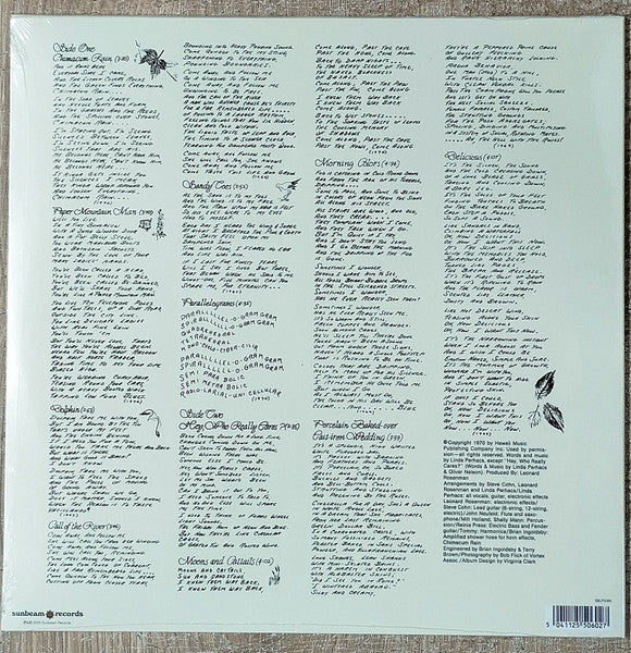 Linda Perhacs - Parallelograms LP [Sunbeam]