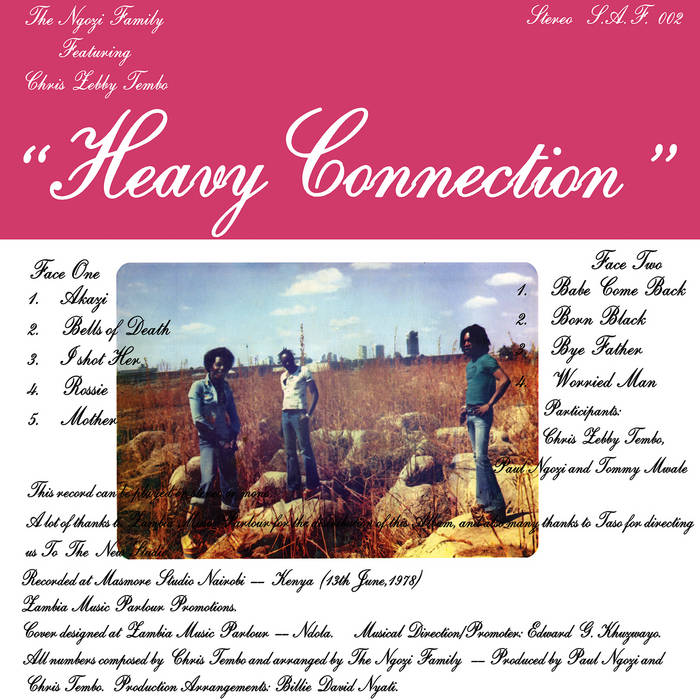 Paul Ngozi - Heavy Connection LP [Now-Again]