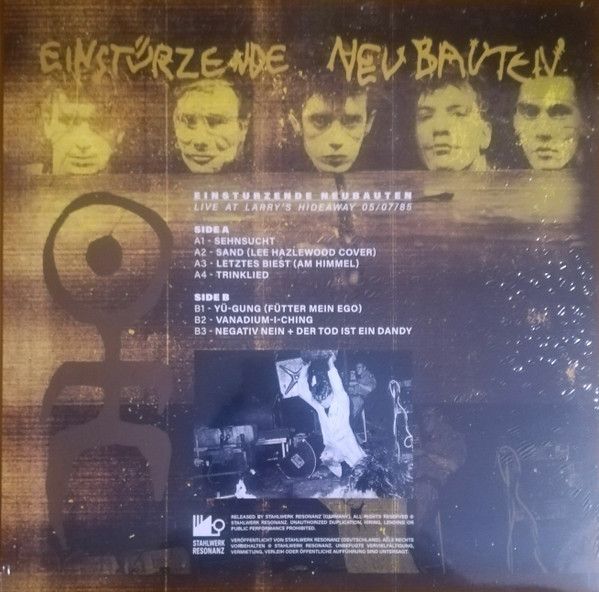 Einsturzende Neubauten- Live at Larry's Hideaway 7/5/85 LP