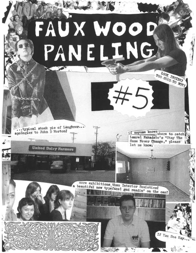 Faux Wood Paneling - #5 zine