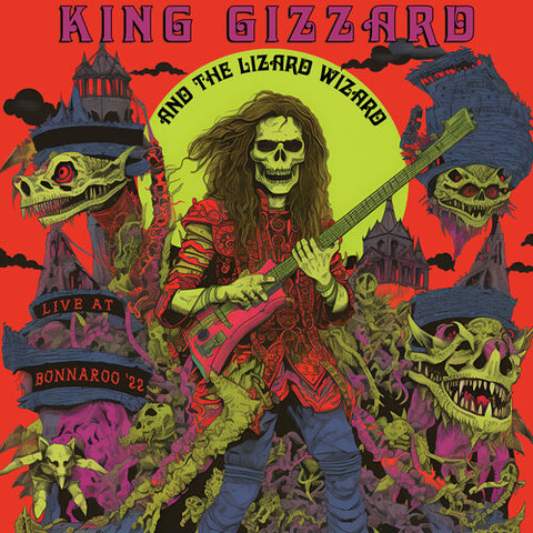 King Gizzard & The Lizard Wizard - Live At Bonaroo '22 - Bubblegum & Sour Grape Color 2XLP