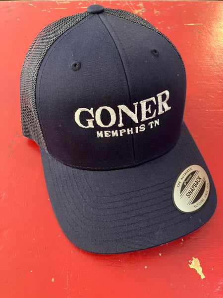 Gorra de camionero Goner - Diseño "GONER MEMPHIS TN"