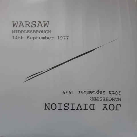 Warsaw / Joy Division - Middlesbrough 14th September 1977 / Manchester 28th September 1979