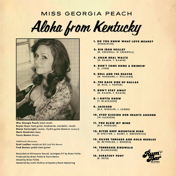 Miss Georgia Peach - Aloha From Kentucky LP