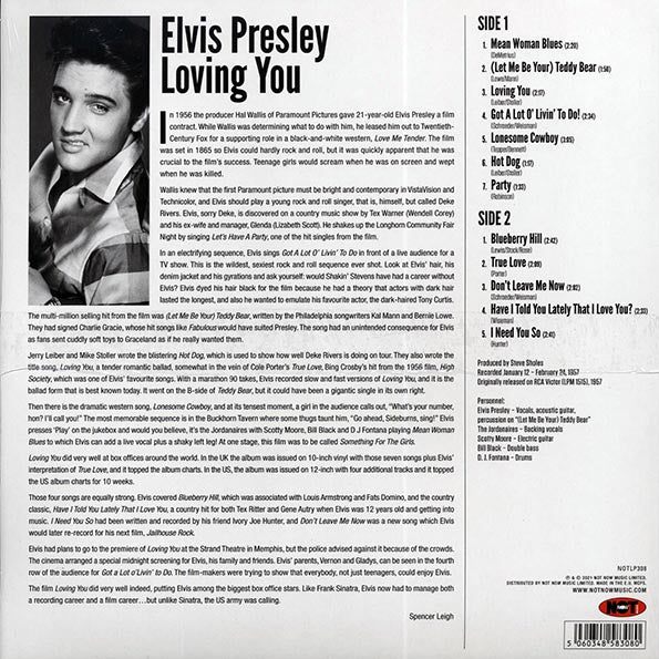 Elvis Presley - Loving You LP