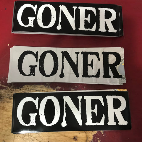 Goner Bumper Sticker