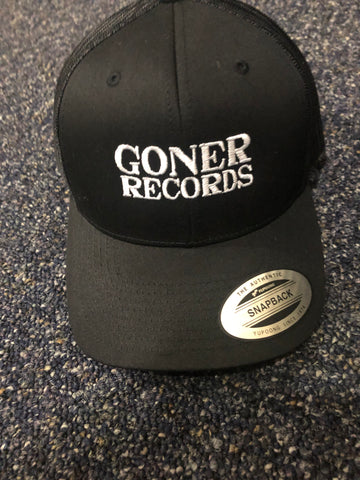 Goner Records Trucker Hat - "GONER RECORDS" Design