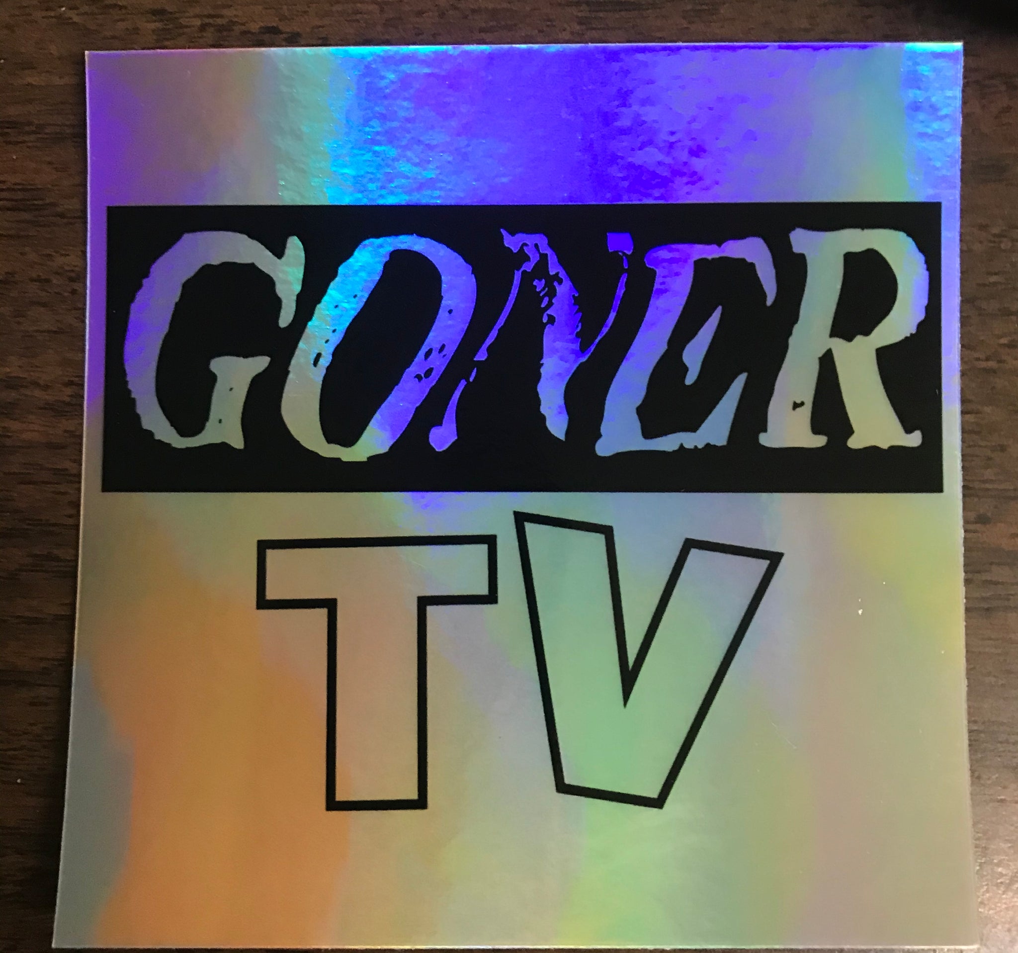 Goner TV Holographic Sticker