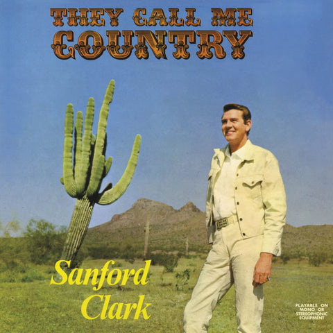 Sanford Clark - They Call Me Country - Blue Vinyl LP