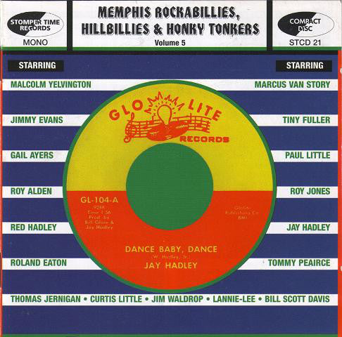 Various Artists ‎– Memphis Rockabillies, Hillbillies & Honky Tonkers: Volume 5