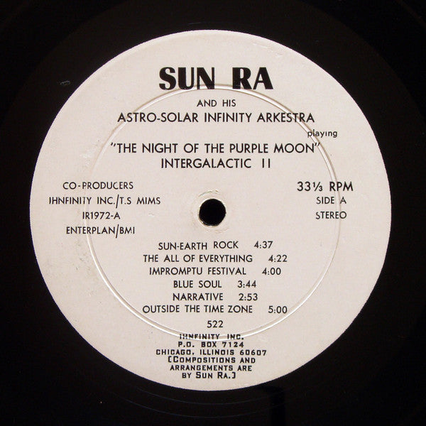 Sun Ra  & His Intergalactic Infinity Arkestra - Night Of the Purple Moon