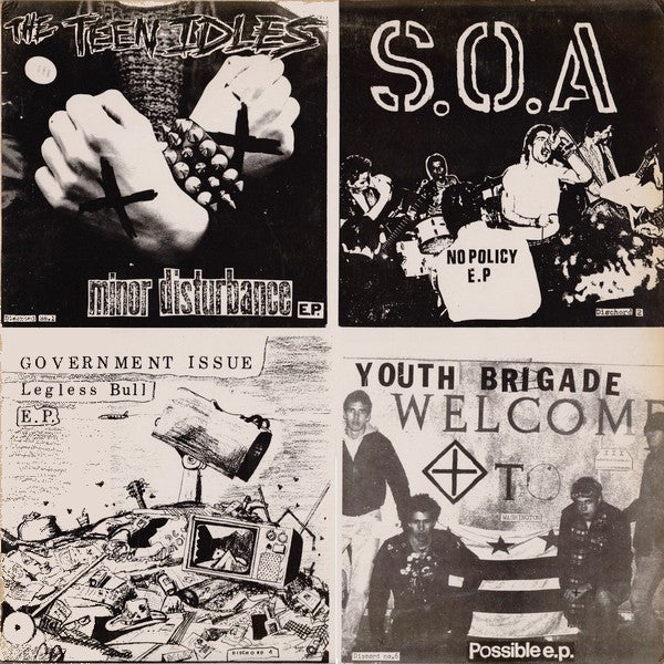 Four Old 7"S - Teen Idles/S.O.A./Govt. Issue/Youth Brigade
