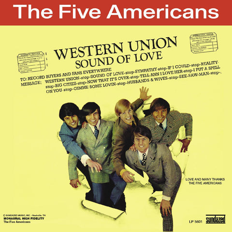Five Americans - Western Union RSD2022 Gold Vinyl