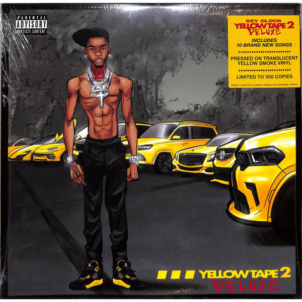 Key Glock - Yellow Tape 2 YELLOW VINYL