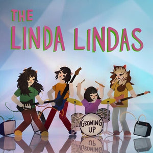 Linda Lindas - Growing Up - Clear w/ Blue Pink Splatter Vinyl LP